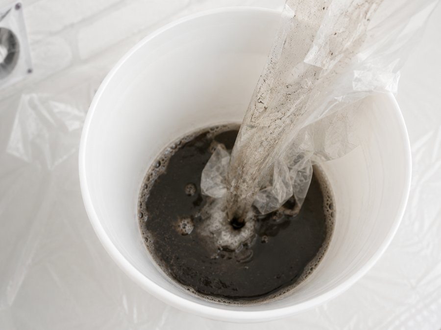 作業工程で出た汚水